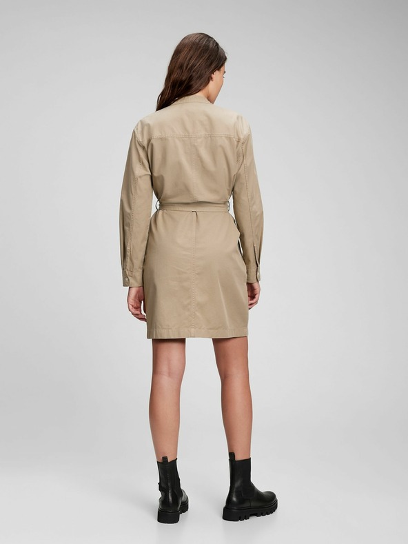 GAP Košilové mini šaty s kapsami Utility GAP