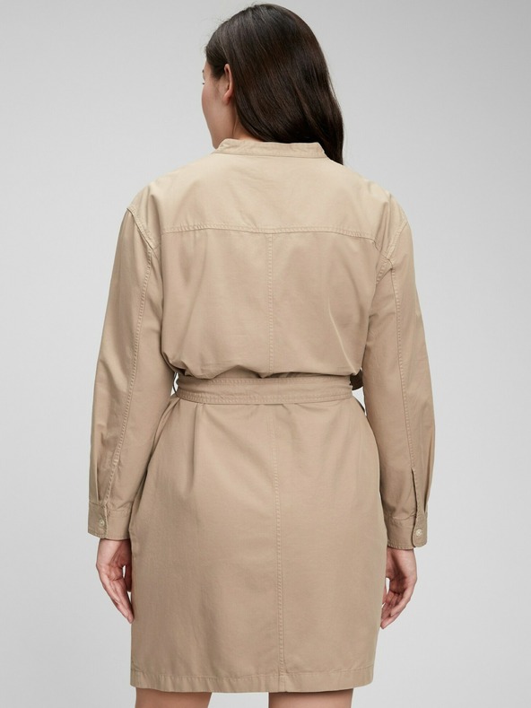 GAP Košilové mini šaty s kapsami Utility GAP