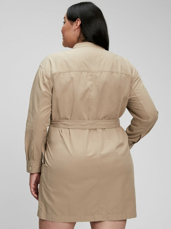 GAP Košilové mini šaty s kapsami Utility GAP