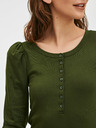 GAP Zelené dámské tričko GAP modern henley