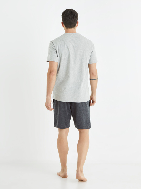 Celio Šedé pánské pyžamo Celio