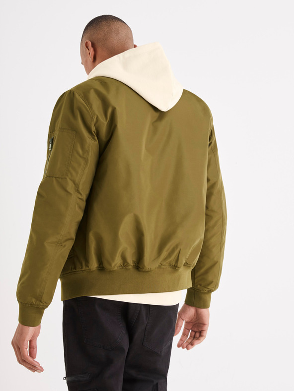 Celio Khaki pánská bunda Celio Bujames