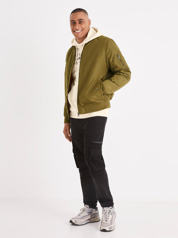 Celio Khaki pánská bunda Celio Bujames