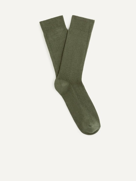 Celio Zelené pánské ponožky Celio Riqlo