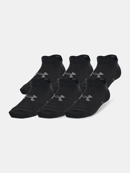 Under Armour Dětské ponožky Under Armour UA Yth Essential No Show 6pk