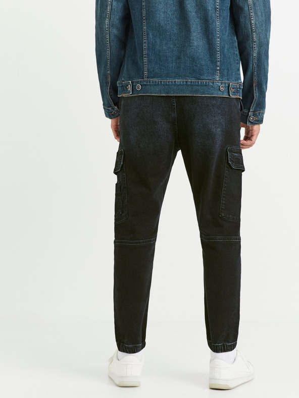 Celio Tmavě modré pánské džínové kalhoty Celio Vojog