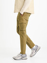 Celio Khaki pánské kalhoty Celio Volcan