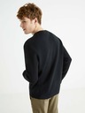 Celio Černý pánský basic svetr Celio Beclo