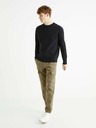 Celio Černý pánský basic svetr Celio Beclo