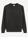 Celio Černý pánský basic svetr Celio Beclo