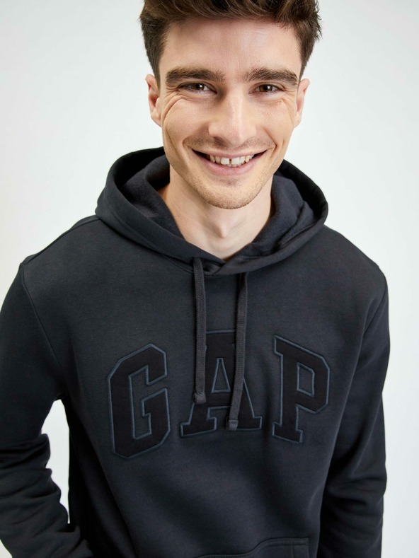 GAP Mikina fleece logo Gap kapuce GAP