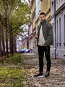 NAX Šedá pánská zimní prošívaná bunda NAX Mabor