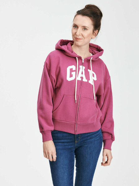 GAP Mikina logo GAP na zip