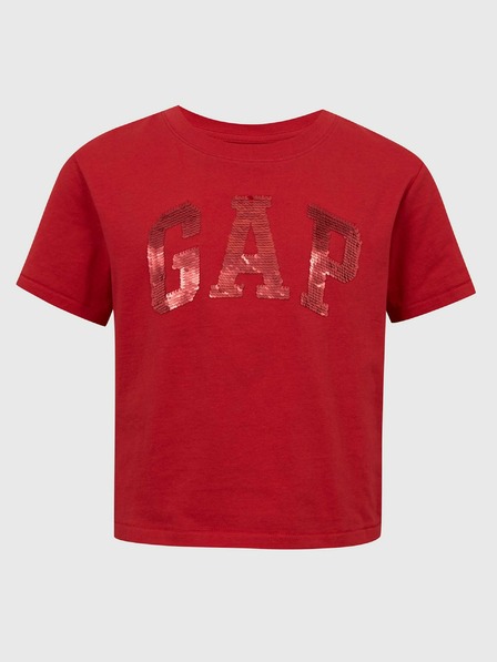 GAP Dětské tričko organic logo flitry GAP