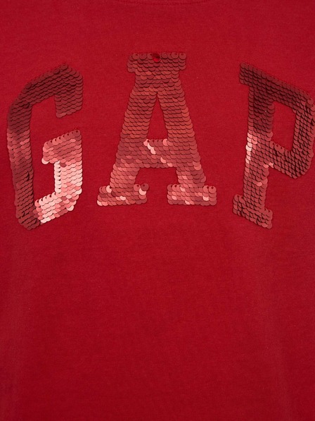 GAP Dětské tričko organic logo flitry GAP