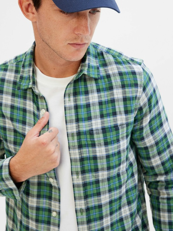 GAP Svrchní kostkovaná košile GAP