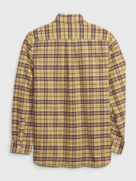 GAP Dětská kostkovaná košile oxford GAP
