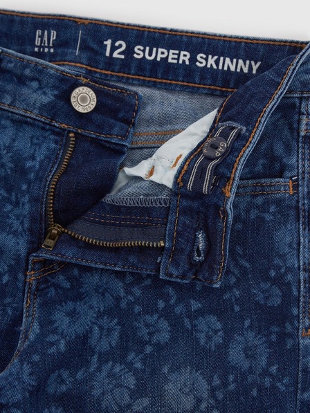 GAP Dětské džíny skinny floral GAP