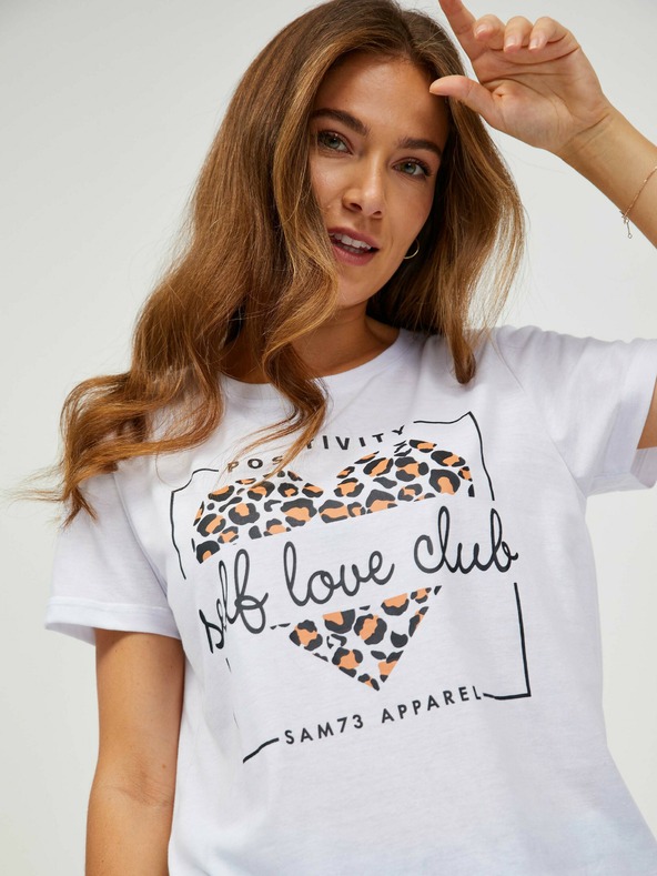 Sam 73 Bílé dámské tričko SAM 73 Inathi