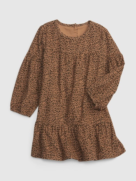 GAP Baby šaty se vzorem leopard