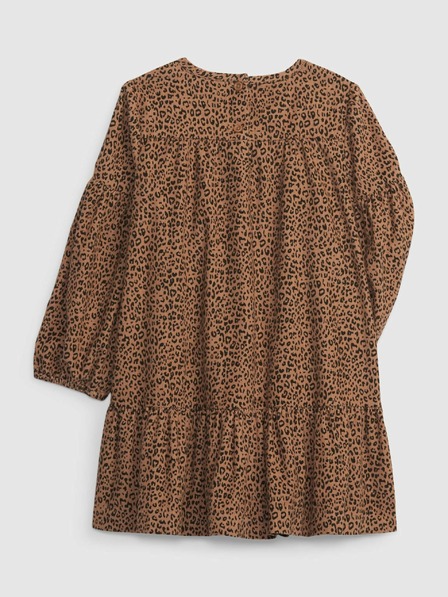 GAP Baby šaty se vzorem leopard