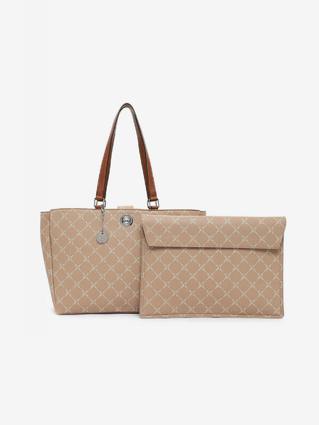 Tamaris Starorůžový vzorovaný shopper Tamaris Anastasia Lock