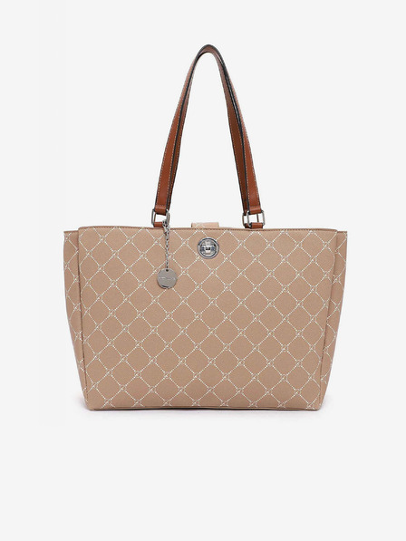 Tamaris Starorůžový vzorovaný shopper Tamaris Anastasia Lock