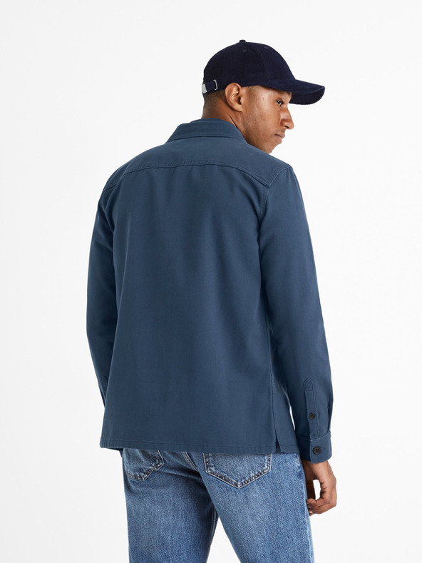 Celio Modrá pánská košile Celio Camone