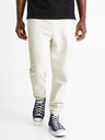 Celio Krémové pánské tepláky Celio Cobachin