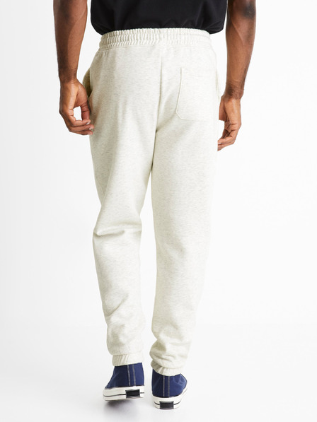 Celio Krémové pánské tepláky Celio Cobachin