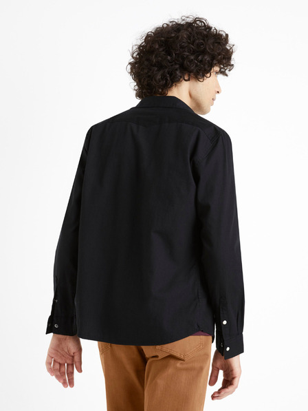 Celio Černá džínová košile modern fit Celio Cadenlo