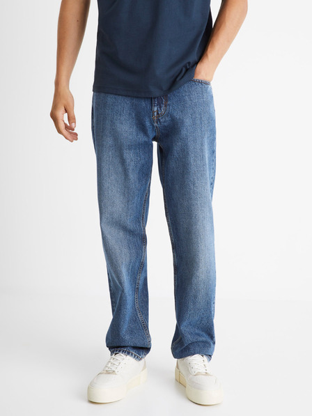 Celio Modré džíny Loose fit Celio C75 Coback2