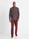 Celio Vínová kostkovaná košile regular Celio Carolo