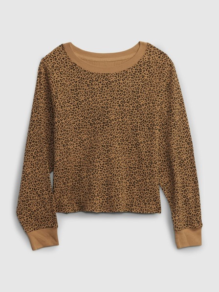 GAP Dětské tričko se vzorem leopard GAP