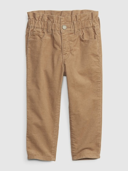 GAP Baby manšestrové kalhoty mom