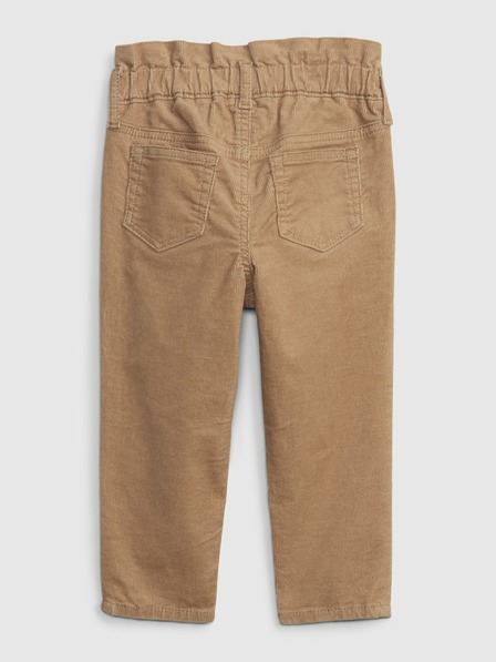 GAP Baby manšestrové kalhoty mom