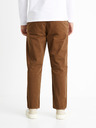 Celio Hnědé pánské kalhoty Celio Cochicrop