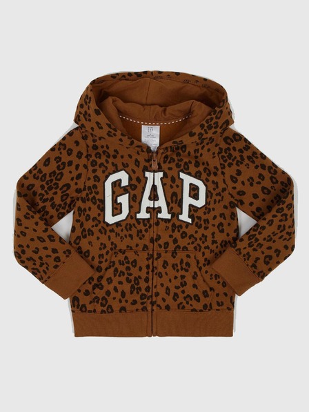 GAP Baby mikina s logem leopard GAP