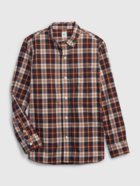 GAP Dětská kostkovaná oxford košile GAP