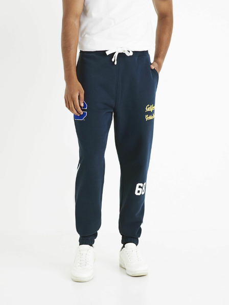 Celio Tmavě modré pánské tepláky Celio California Golden Bears