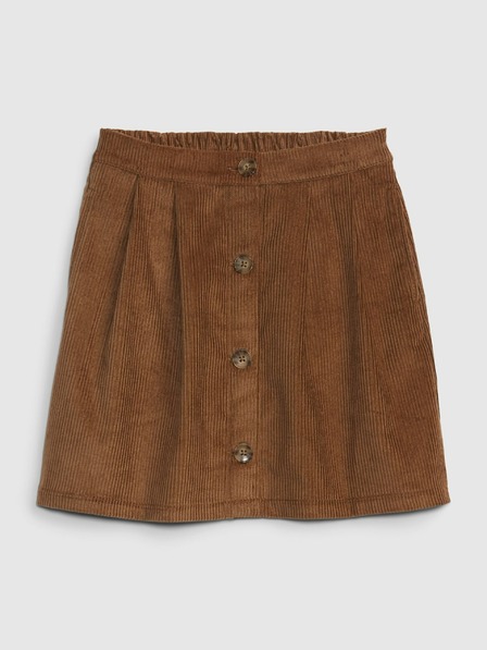 GAP Dětská manšestrová sukně GAP