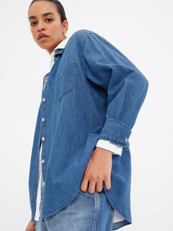 GAP Džínová košile oversize GAP