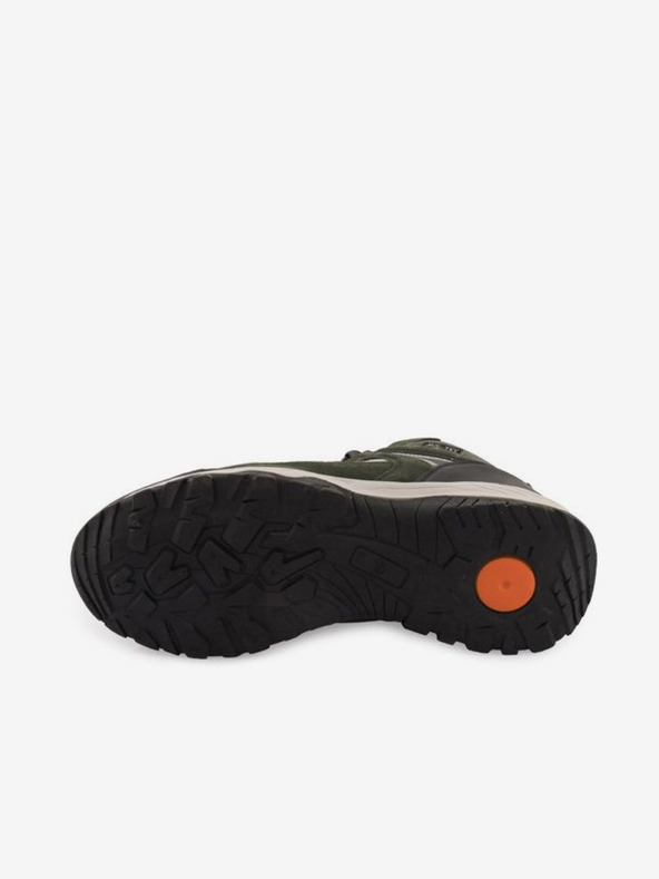 ALPINE PRO Šedo-zelená unisex outdoorová obuv ALPINE PRO ROMOOS