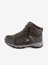 ALPINE PRO Šedo-zelená unisex outdoorová obuv ALPINE PRO ROMOOS