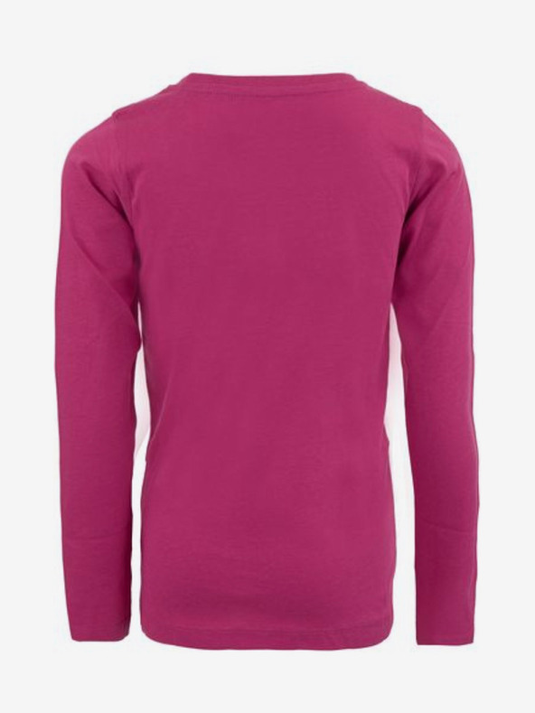 ALPINE PRO Růžové holčičí bavlněné tričko ALPINE PRO KIAMO