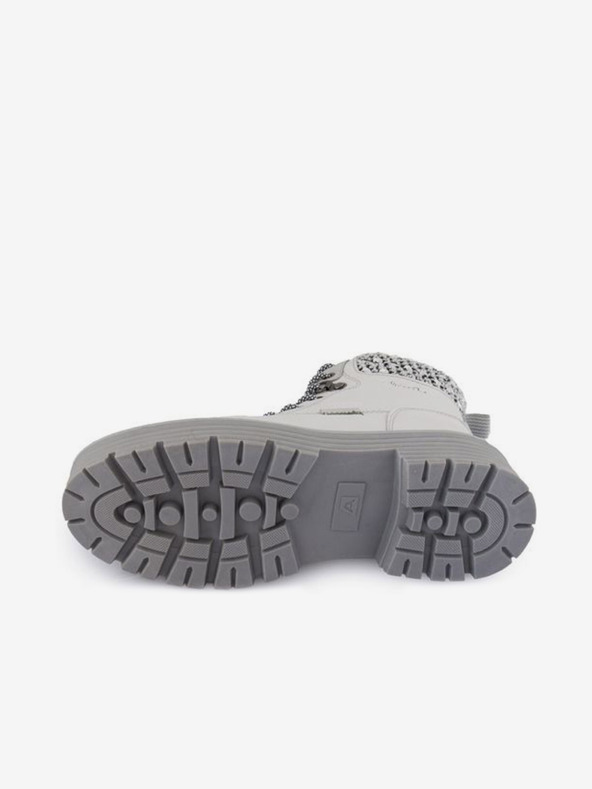 ALPINE PRO Šedé dámské kotníkové boty v semišové úpravě ALPINE PRO Lalia