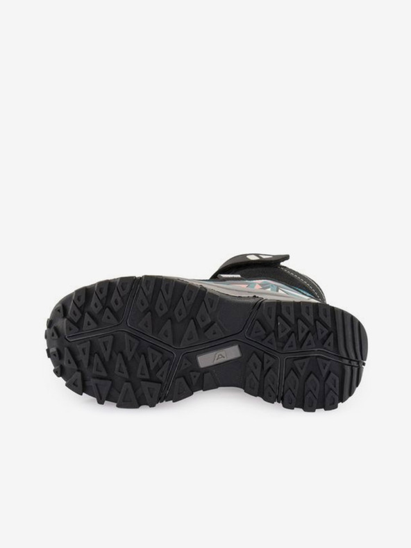 ALPINE PRO Černé dětské zimní kotníkové boty ALPINE PRO Colemo