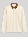 Celio Krémové pánské polo tričko Celio Ceroy
