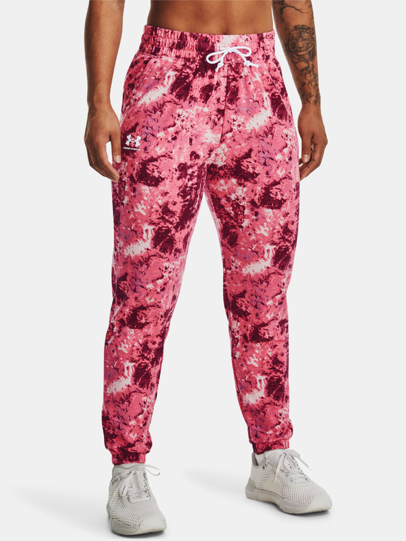 Under Armour Dámské tepláky Under Armour Rival Terry Print Jogger