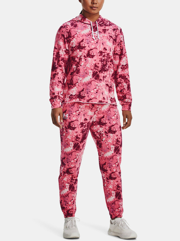 Under Armour Dámské tepláky Under Armour Rival Terry Print Jogger